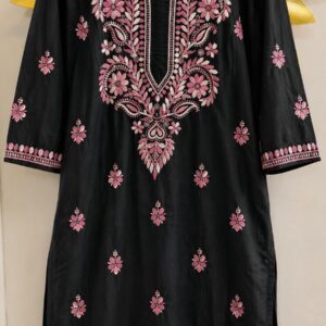 Chikankari Pure Cotton Kurti