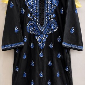 Chikankari Pure Cotton Kurti