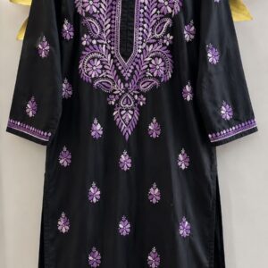 Chikankari Pure Cotton Kurti