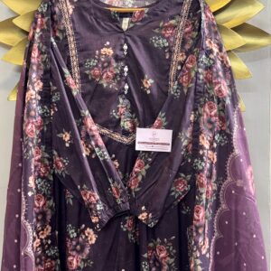 BIN SAEED DAILY WEAR LAWN WITH FARSHI SHALWAR 3PC COLLECTION