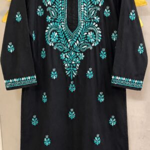 Chikankari Pure Cotton Kurti