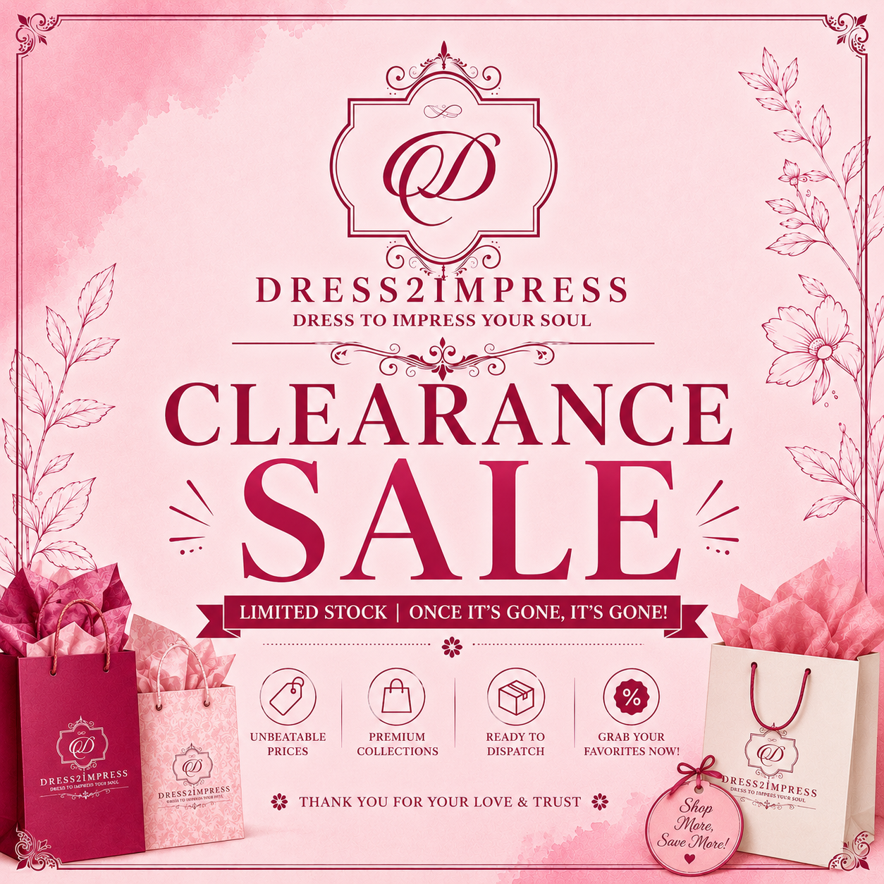 CLEARANCE SALE
