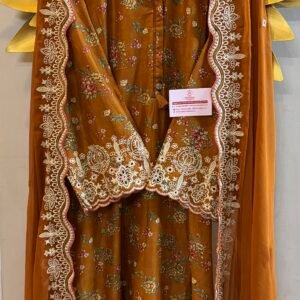 Sadabahar Embroidered Lawn with Embroidered Dupatta 2026