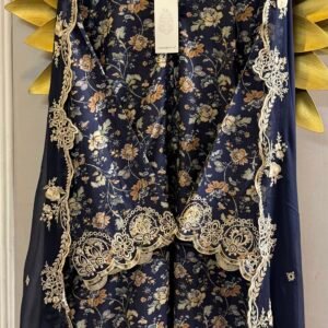 Sadabahar Embroidered Lawn with Embroidered Dupatta 2026