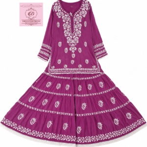 Chikankari Gharara Set